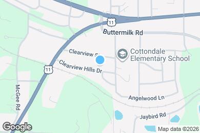 Map image of the property - 5800 Clearview Hills Dr