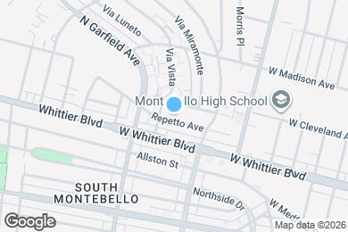 Map image of the property - 2436 W Repetto Ave