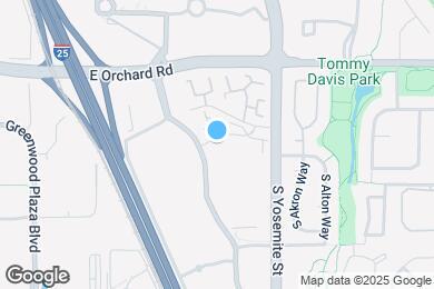 Map image of the property - 6001 S Yosemite St