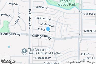 Map image of the property - 1822 El Paso St