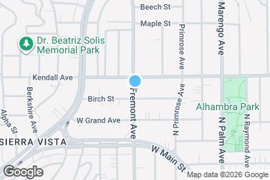 Map image of the property - 210 N Fremont Ave