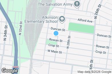 Map image of the property - 2903 Rowan St