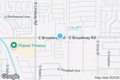 Map image of the property - 2929 E Broadway Rd