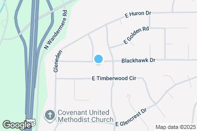 Map image of the property - 526 E Blackhawk Dr
