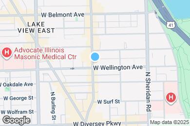 Map image of the property - 558 W Wellington Ave