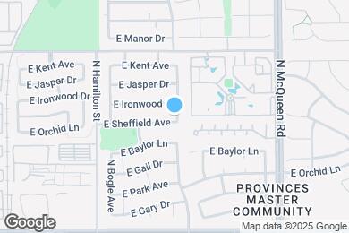 Map image of the property - 764 E Sheffield Ave