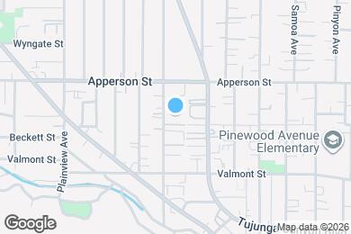 Map image of the property - 10210 Mountair Ave., Tujunga