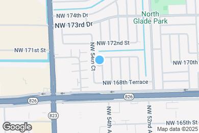 Map image of the property - 16930 NW 54th Ave
