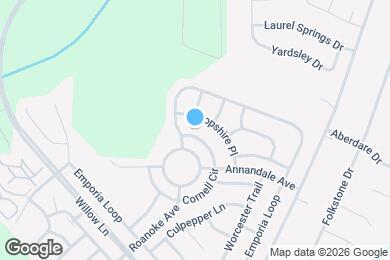 Map image of the property - 2436 Cornell Cir