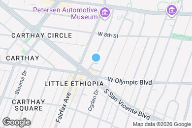 Map image of the property - 928 1/2 S Orange Grove Ave