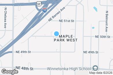 Map image of the property - 5509 NE 50th St