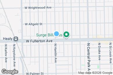 Map image of the property - 2403 N Hamlin Ave