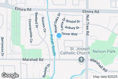Map image of the property - 413 Royal Oaks Dr