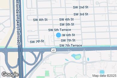Map image of the property - 11361 SW 7th St