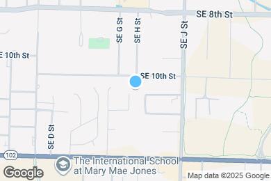 Map image of the property - 1103 SE Phoenix St