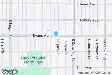 Map image of the property - 2101 S Ogden St