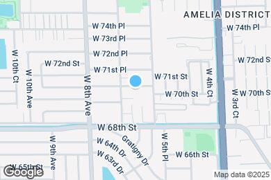 Map image of the property - 660 W 70th Pl