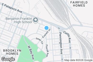 Map image of the property - 1340 Pontiac Ave