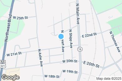 Map image of the property - 2110 N Stewart Ave