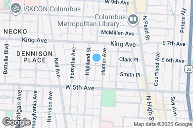 Map image of the property - 148 W 6th Ave
