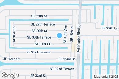 Map image of the property - 1428 SE 30th Terrace
