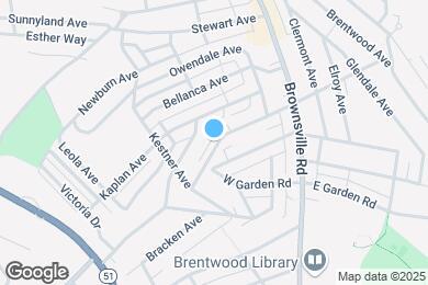 Map image of the property - Brentwood Towne Apartments