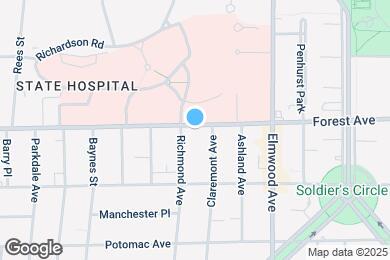 Map image of the property - 501 Forest Ave