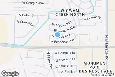 Map image of the property - 12613 W Reade Ave