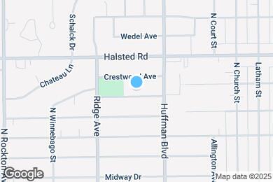 Map image of the property - 1907 W Pearl Ave