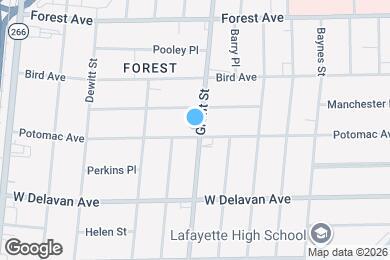 Map image of the property - 380 Grant St