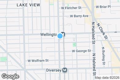 Map image of the property - 2945 N Sheffield Ave