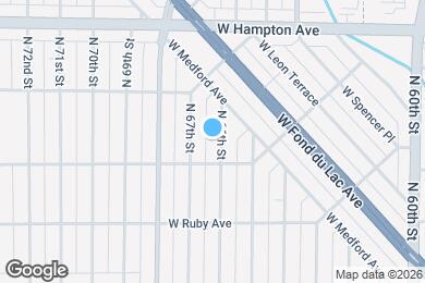 Map image of the property - 4635 N 66th St