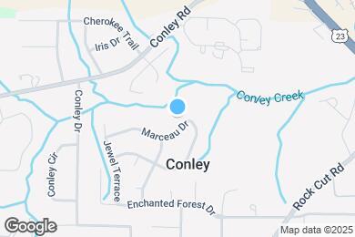 Map image of the property - 1628 Marceau Dr