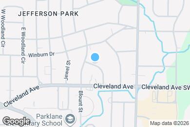 Map image of the property - 2636 Acadia St