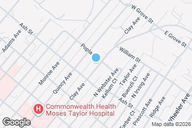 Map image of the property - 1039 Clay Ave