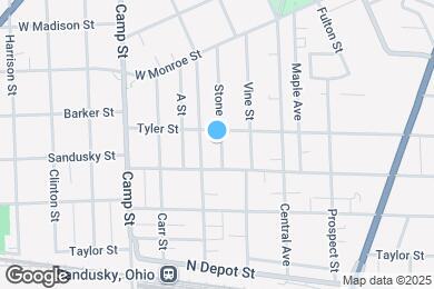 Map image of the property - 1309 Stone St