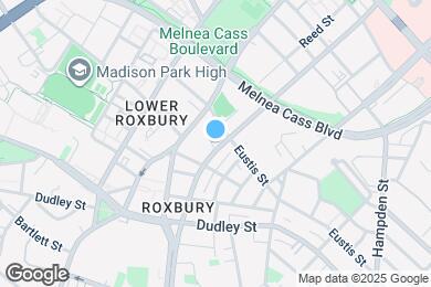 Map image of the property - 1115 Harrison Ave