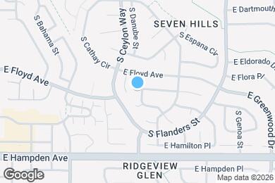 Map image of the property - 3315 S Dunkirk Way