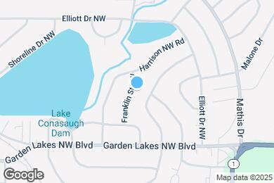 Map image of the property - 14 Franklin St NW