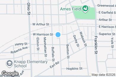 Map image of the property - 709 Hoyt St