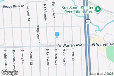 Map image of the property - 7252 Fenton St