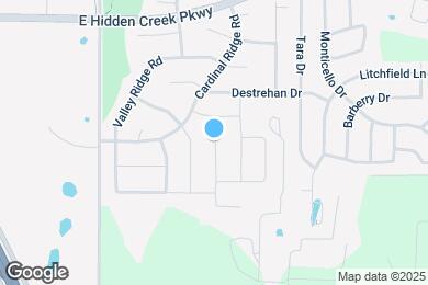 Map image of the property - 1024 English Oak Dr
