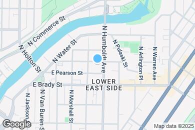 Map image of the property - 1025 E Hamilton St