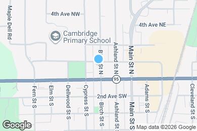 Map image of the property - 141 Birch St N