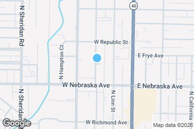 Map image of the property - 2006 N Bigelow St