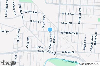 Map image of the property - 1200 W Mulberry St