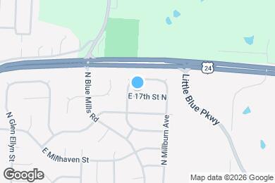 Map image of the property - 20308 E 17th St N