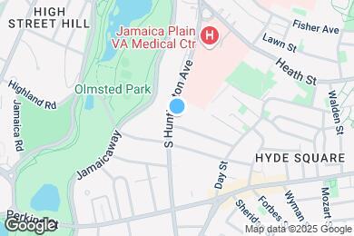 Map image of the property - 242 S Huntington Ave