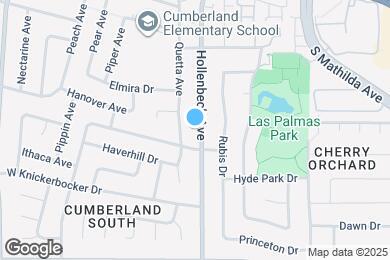 Map image of the property - 861 Hollenbeck Ave