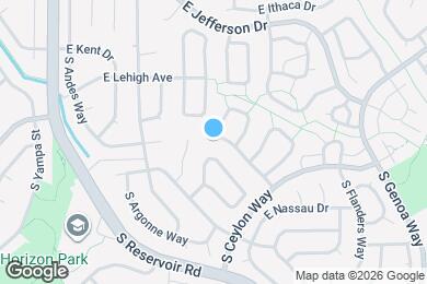 Map image of the property - 19074 E Mansfield Dr